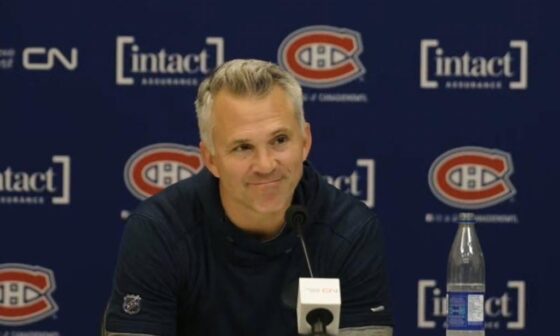 “That was my favourite part of playing hockey, is being on a team & having fun. I know I’m a coach now but you know, I have a staff. That’s a lot of fun for us too. And it’s important. I’m excited for the players but I’m excited for me too.” - MSL on the upcoming Habs bonding trip to Mont-Tremblant