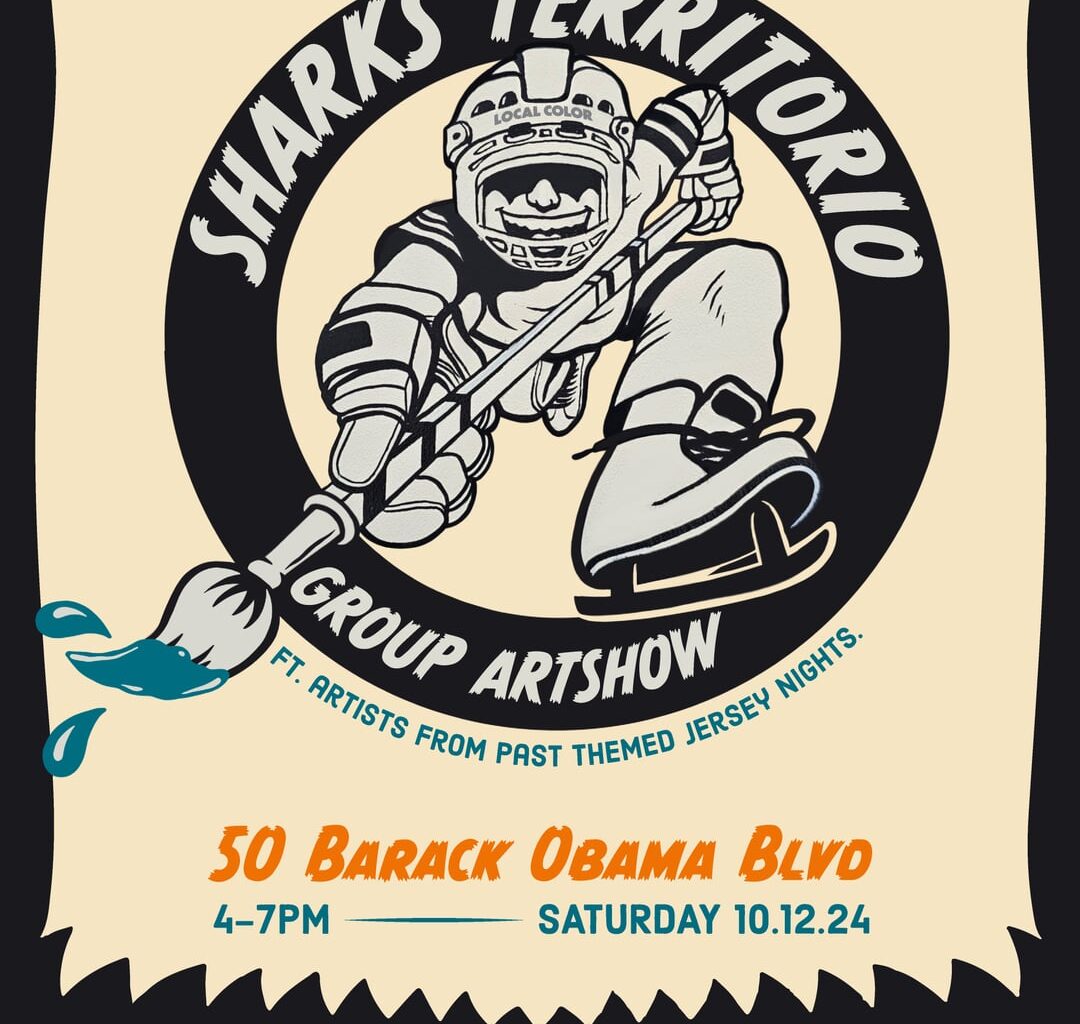 Artshow ft. Designers of past themed jersey nights this Sat before the los tibs game.