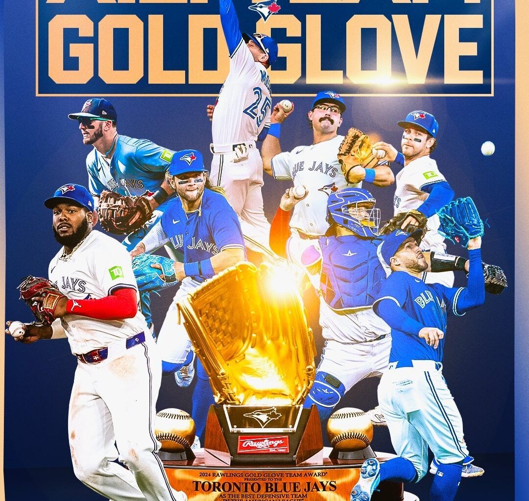 [Blue Jays] All gold everything 👏 We've won back-to-back American League Team #GoldGlove Awards!