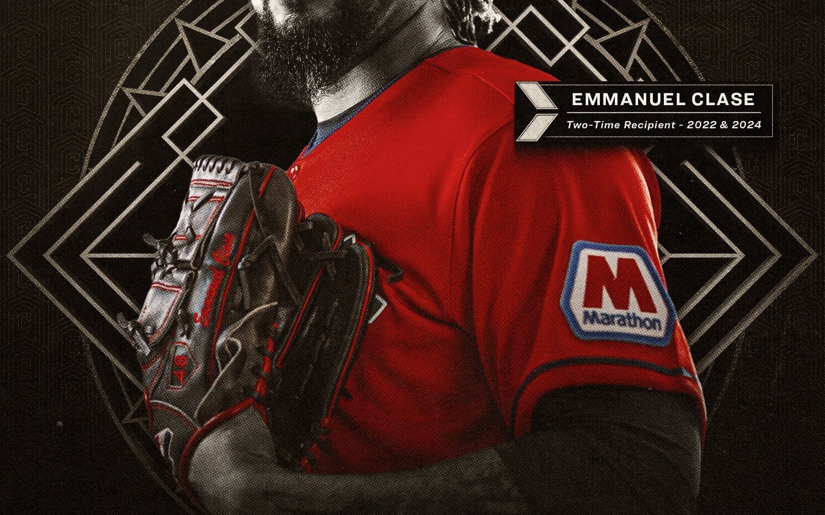 [Guardians] Emmanuel Clase has been named the American League Reliever of the Year for the second time in his career.