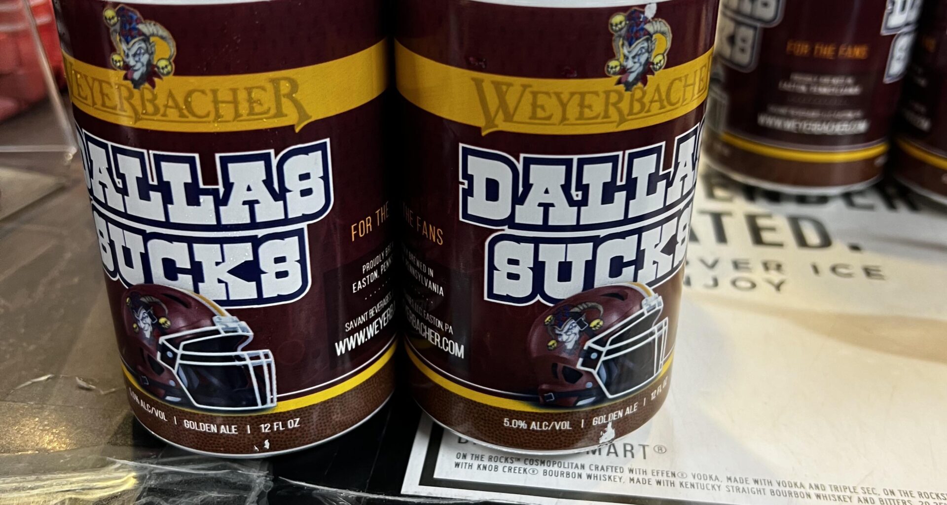 Found the perfect beer for the tailgate tomorrow