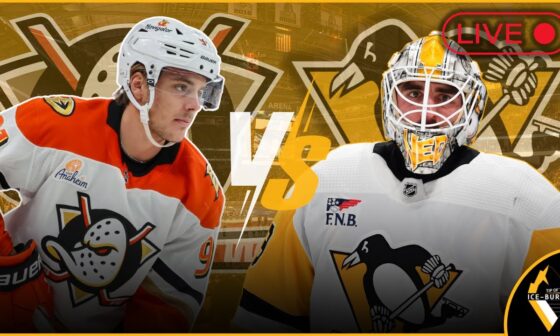 LIVE | Pittsburgh Penguins vs. Anaheim Ducks Watchalong