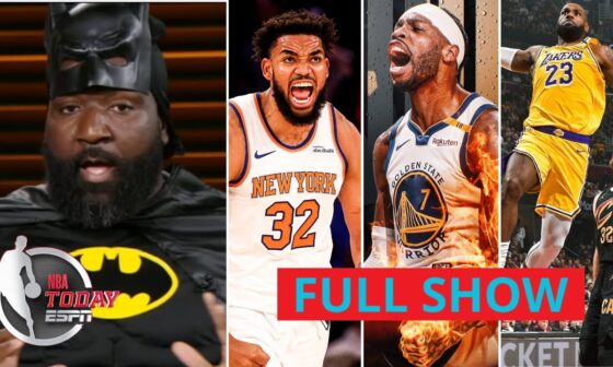 FULL NBA TODAY | Perk on Knicks' KAT destroy Heat, Warriors are 4-1 without Steph, Cavs beat Lakers