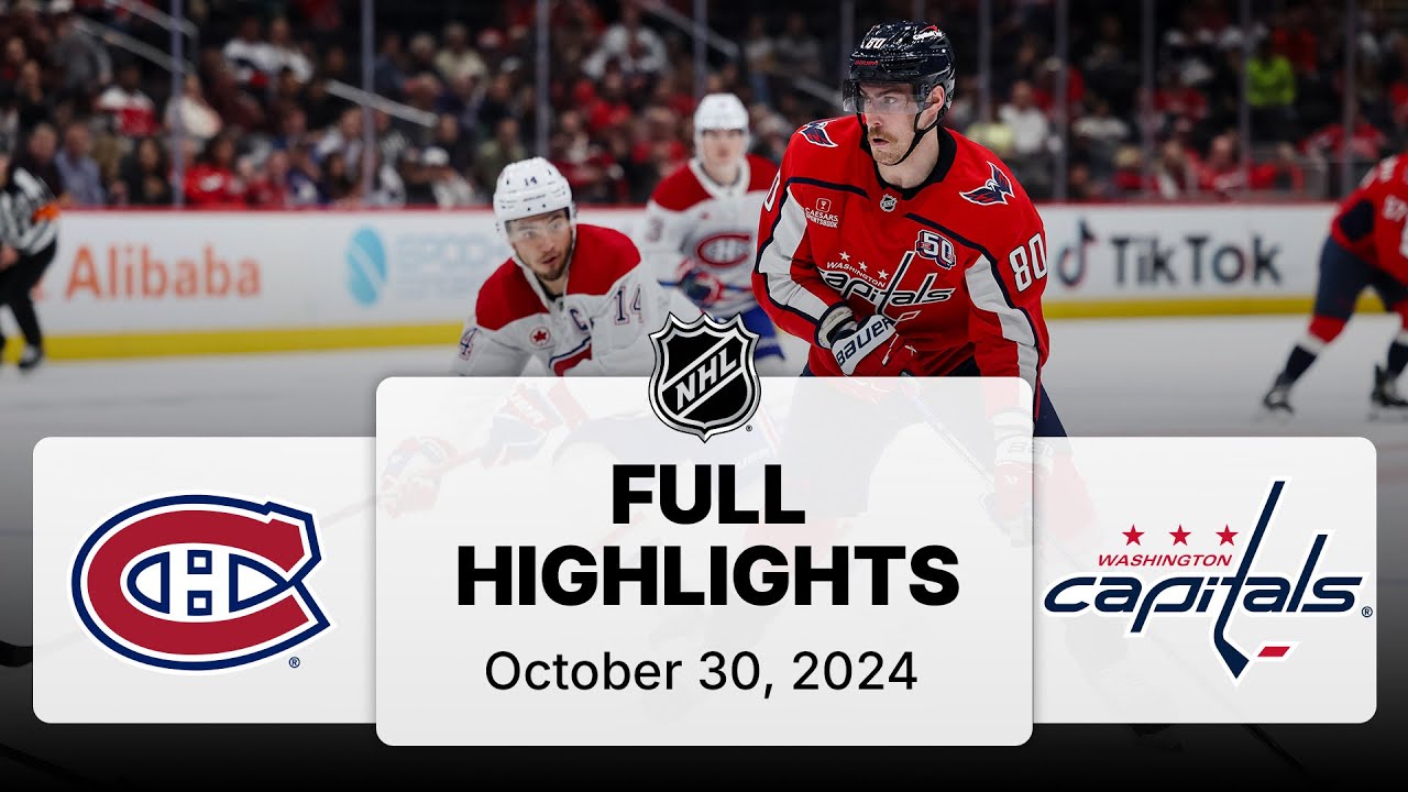 Canadiens at Capitals | October 31, 2024 | NHL Full Game Highlights