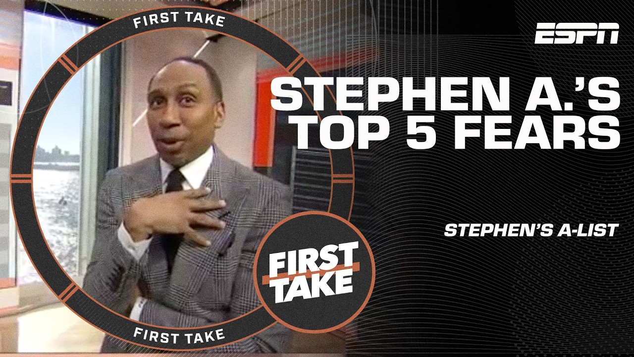 Stephen's A-List: Top 5️⃣ FEARS! Molly Qerim & Cowboys make the list?! 👻🎃 | First Take