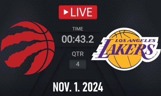 NBA LIVE! LA Lakers vs Toronto Raptors | November 1, 2024 | Raptors vs Lakers LIVE NBA 2K25