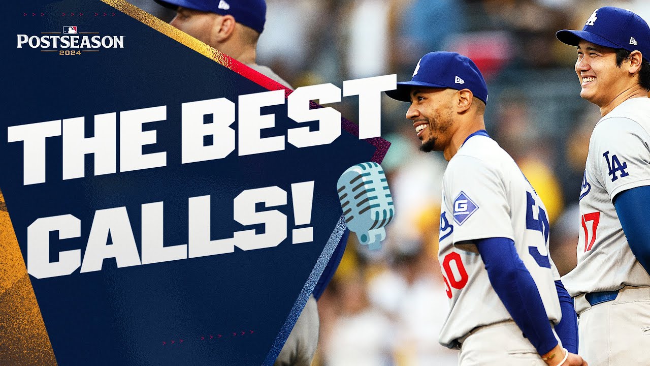 The BEST CALLS and MOMENTS during the Dodgers' World Series run! 🎙️