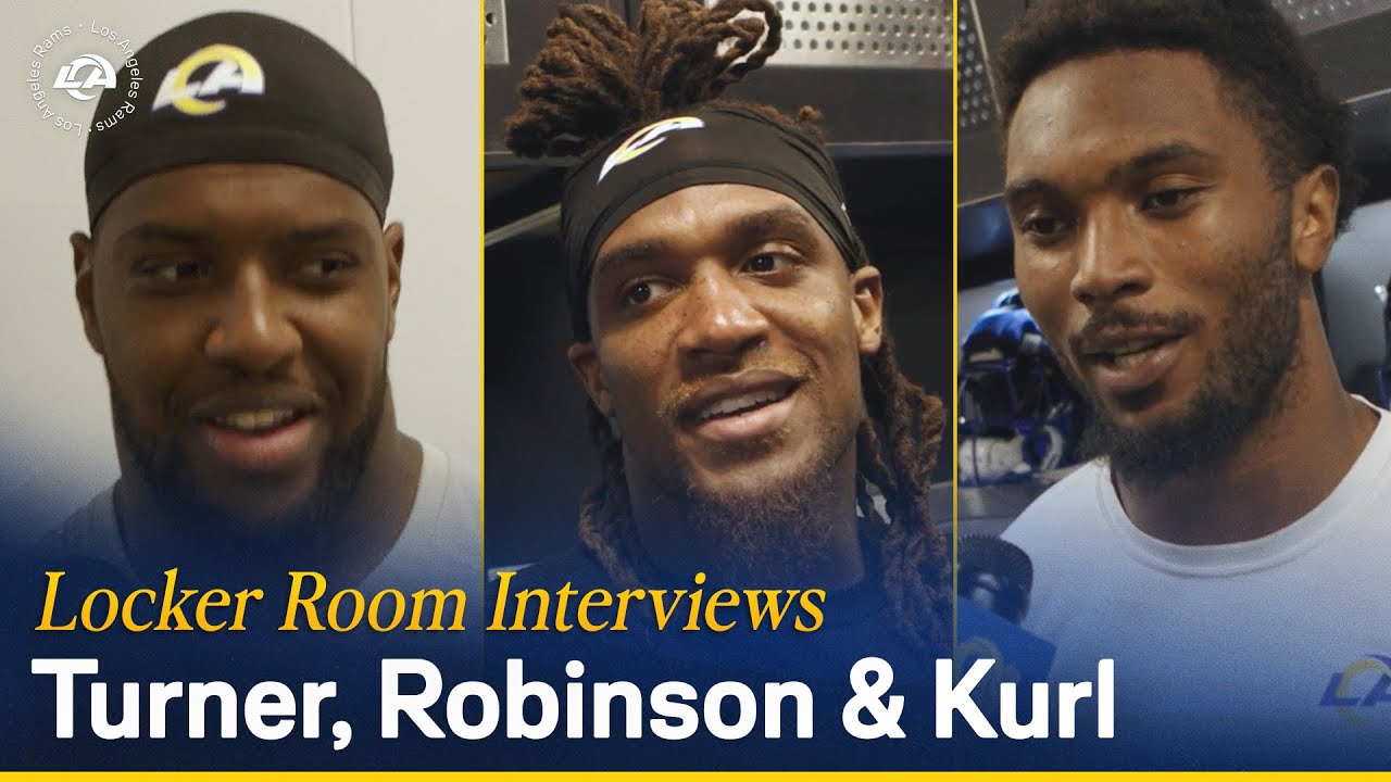 Kobie Turner, Demarcus Robinson & Kam Curl On Personal Performances & Seahawks Matchup