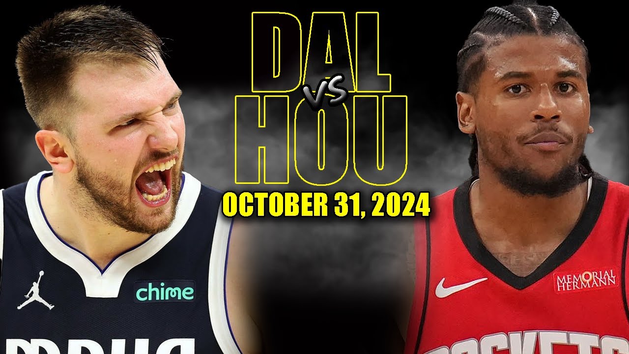 Dallas Mavericks vs Houston Rockets Full Game Highlights - October 31, 2024 NBA Season