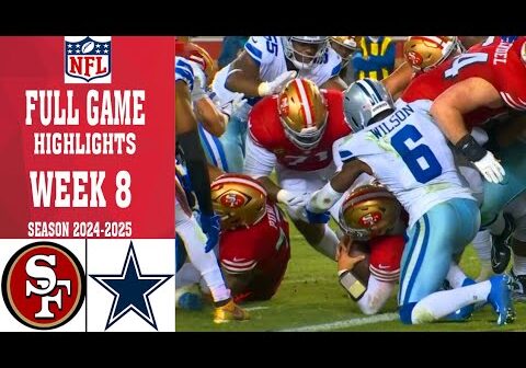 Dallas Cowboys vs San Francisco 49ers [FULL GAME] Highlights [WEEK 8] | NFL Season 2024