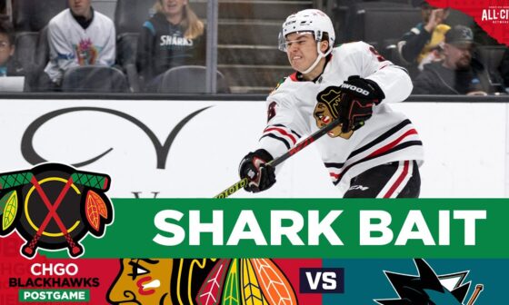 Chicago Blackhawks lose 3-2 to the Sharks on Halloween night | CHGO Blackhawks POSTGAME Podcast