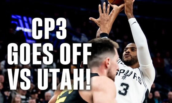 Chris Paul Takes Over in Spurs Win Over Jazz | 10.31.24