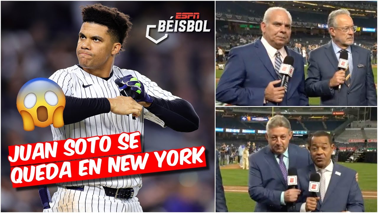 Juan Soto SE VA A QUEDAR en Nueva York, pero NO en los Yankees | ESPN Beisbol