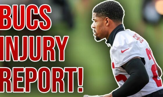 Tampa Bay Buccaneers 2024 Week 9 INJURY REPORT vs Kansas City Chiefs!