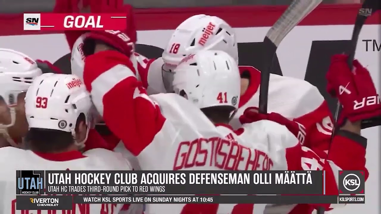 Utah Hockey Club Acquires Defenseman Olli Maatta From Detroit Red Wings