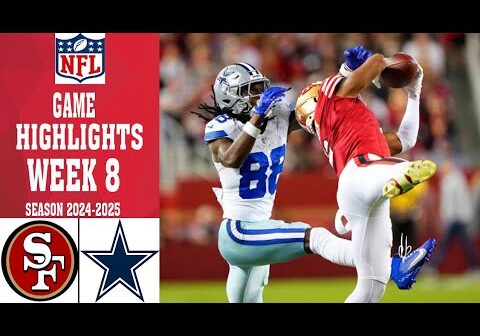 San Francisco 49ers vs Dallas Cowboys GAME Highlights [WEEK 8] | NFL Season 2024