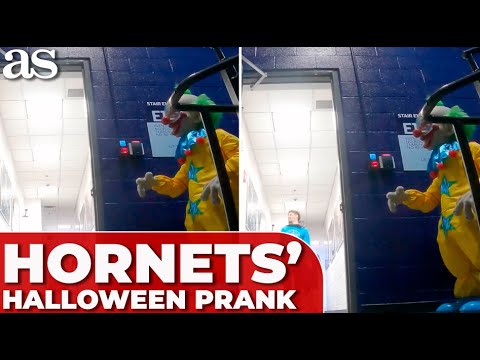 HORNETS' hilarious HALLOWEEN PRANK on LAMELO BALL leaves everyone in sitches