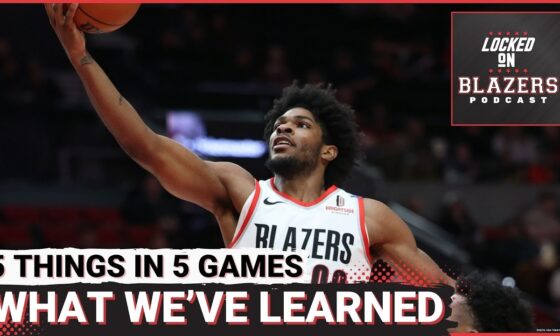 Scoot Henderson Is Making Strides: 5 Things We've Learned in the Portland Trail Blazers 1st 5 Games