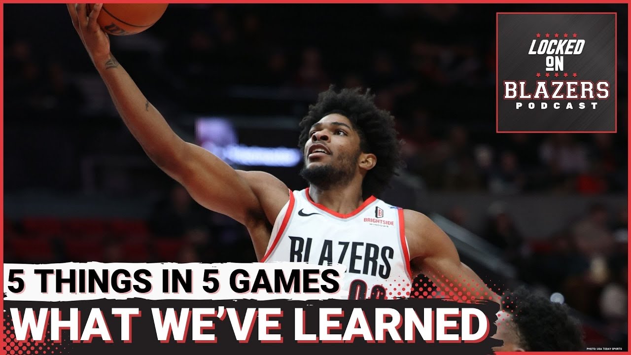 Scoot Henderson Is Making Strides: 5 Things We've Learned in the Portland Trail Blazers 1st 5 Games