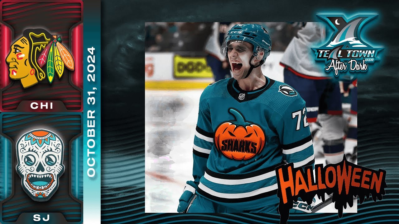 San Jose Sharks vs Chicago Blackhawks - 10/31/2024 - Teal Town USA After Dark (Postgame)