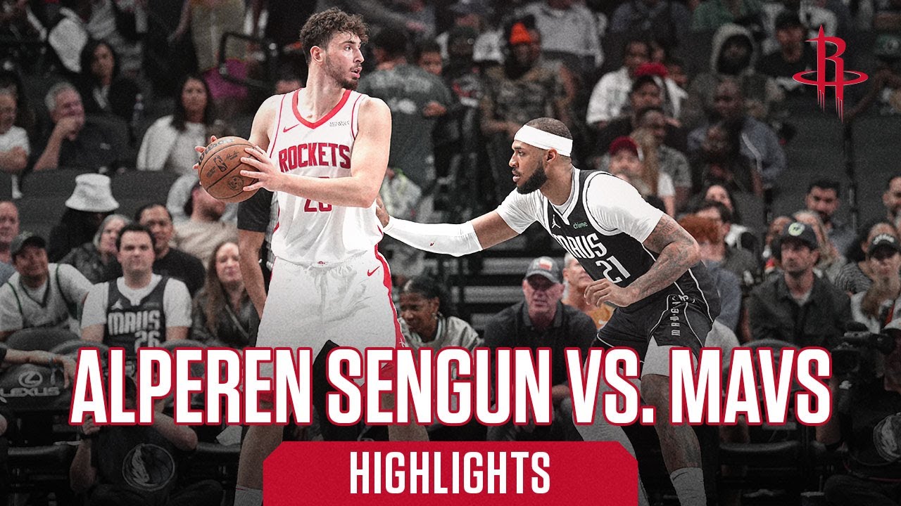 Alperen Sengun (17 points) Highlights vs. Dallas Mavericks  l Houston Rockets