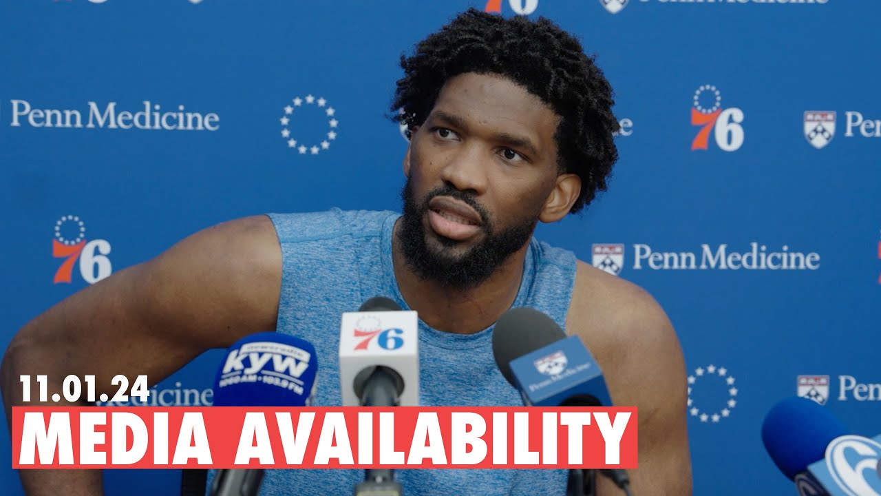 Philadelphia 76ers Practice Media Availability | Joel Embiid | 11.01.24