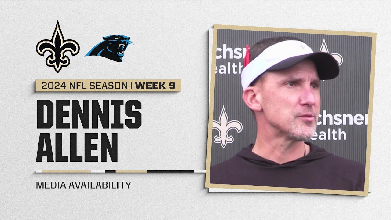 Dennis Allen on injuries, finishing plays  | New Orleans Saints