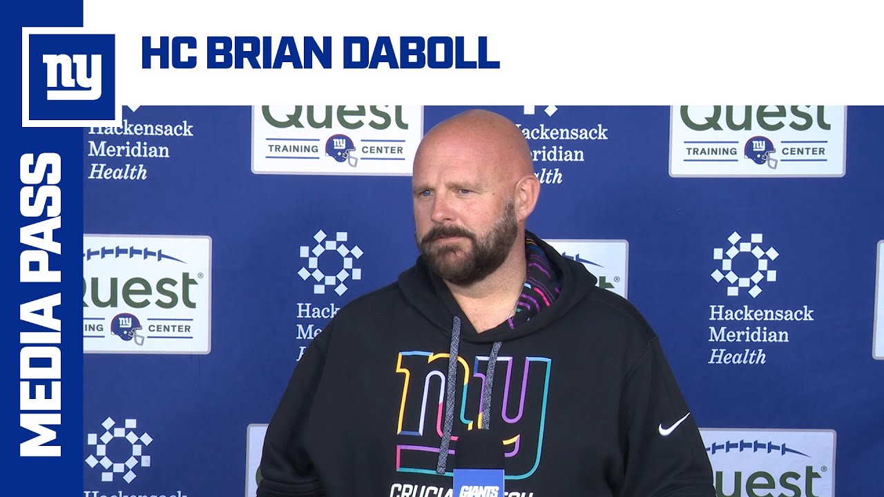 Brian Daboll Provides Final Updates before Week 9 Matchup | New York Giants