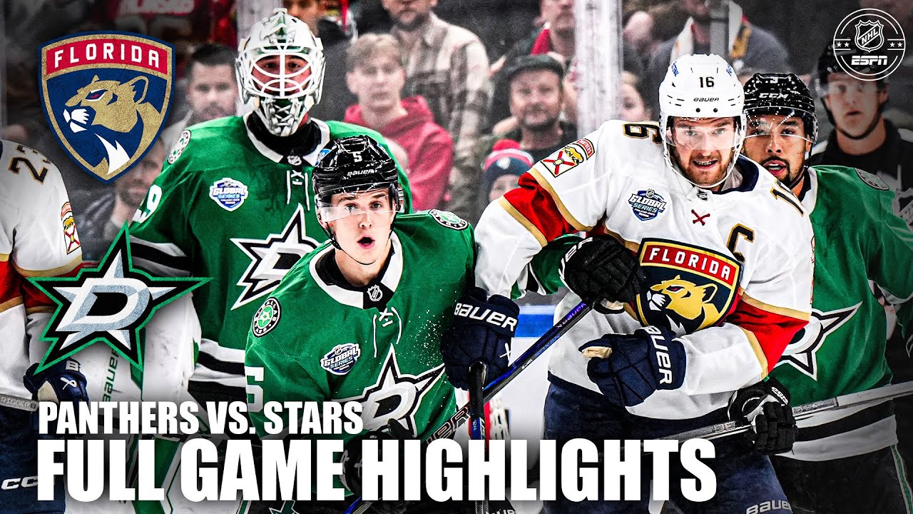 🌎 GLOBAL SERIES 🌎 Florida Panthers vs. Dallas Stars | Full Game Highlights | ESPN NHL