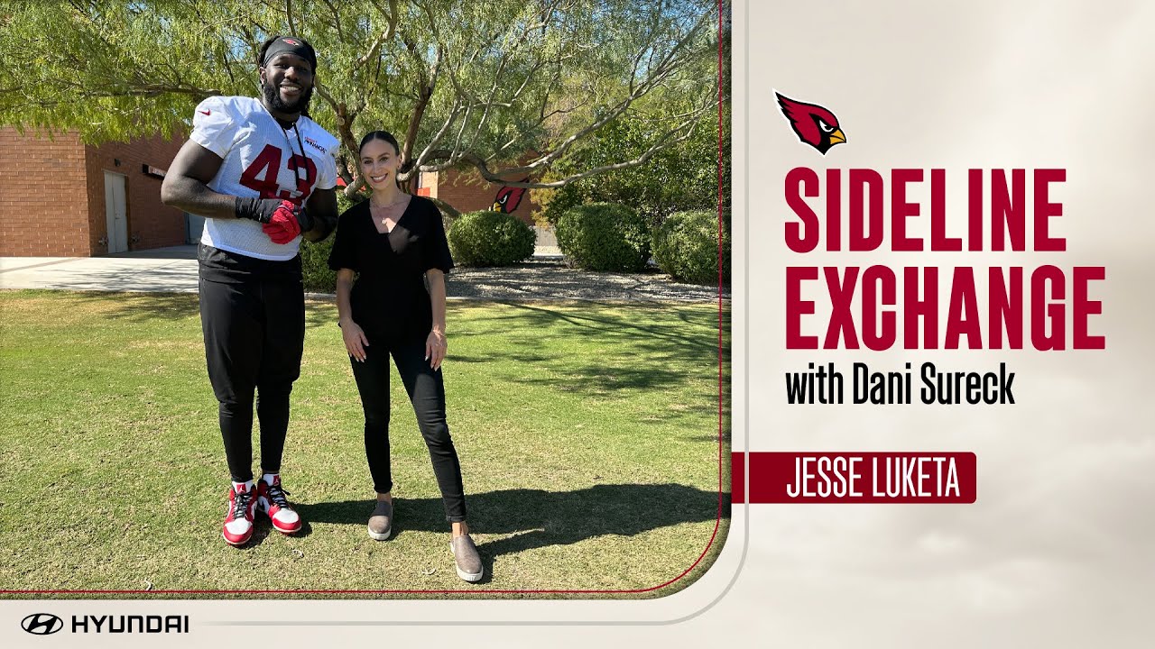 Sideline Exchange with Jesse Luketa | AZ Cardinals