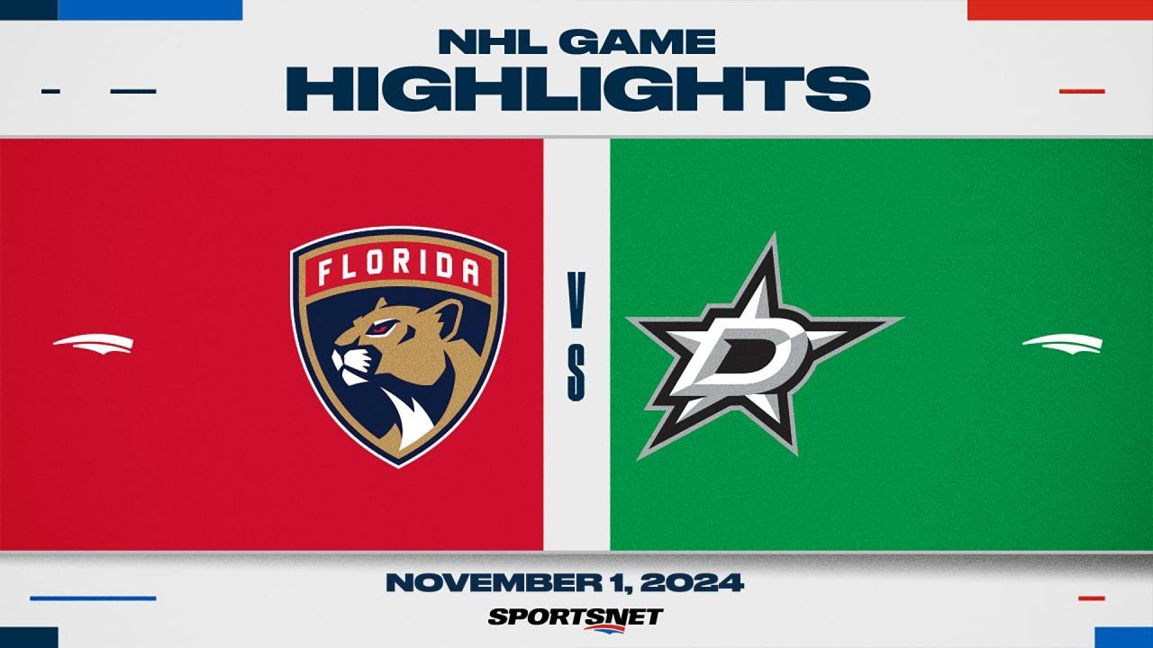 NHL Highlights | Panthers vs. Stars - November 1, 2024