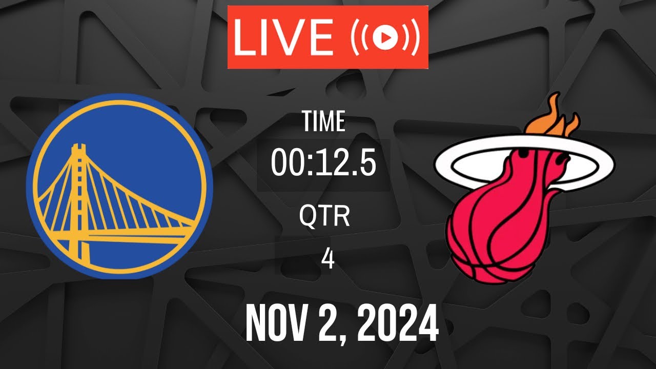 NBA LIVE! Golden State Warriors vs Miami Heat I November 2, 2024 Heat vs Warriors 2K25