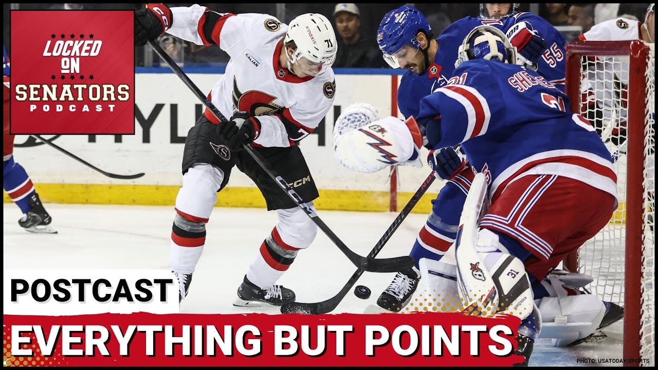 POSTCAST: IGOR SHESTERKIN SPOILS EXCEPTIONAL ROAD EFFORT BY OTTAWA SENATORS IN LOSS TO NY RANGERS