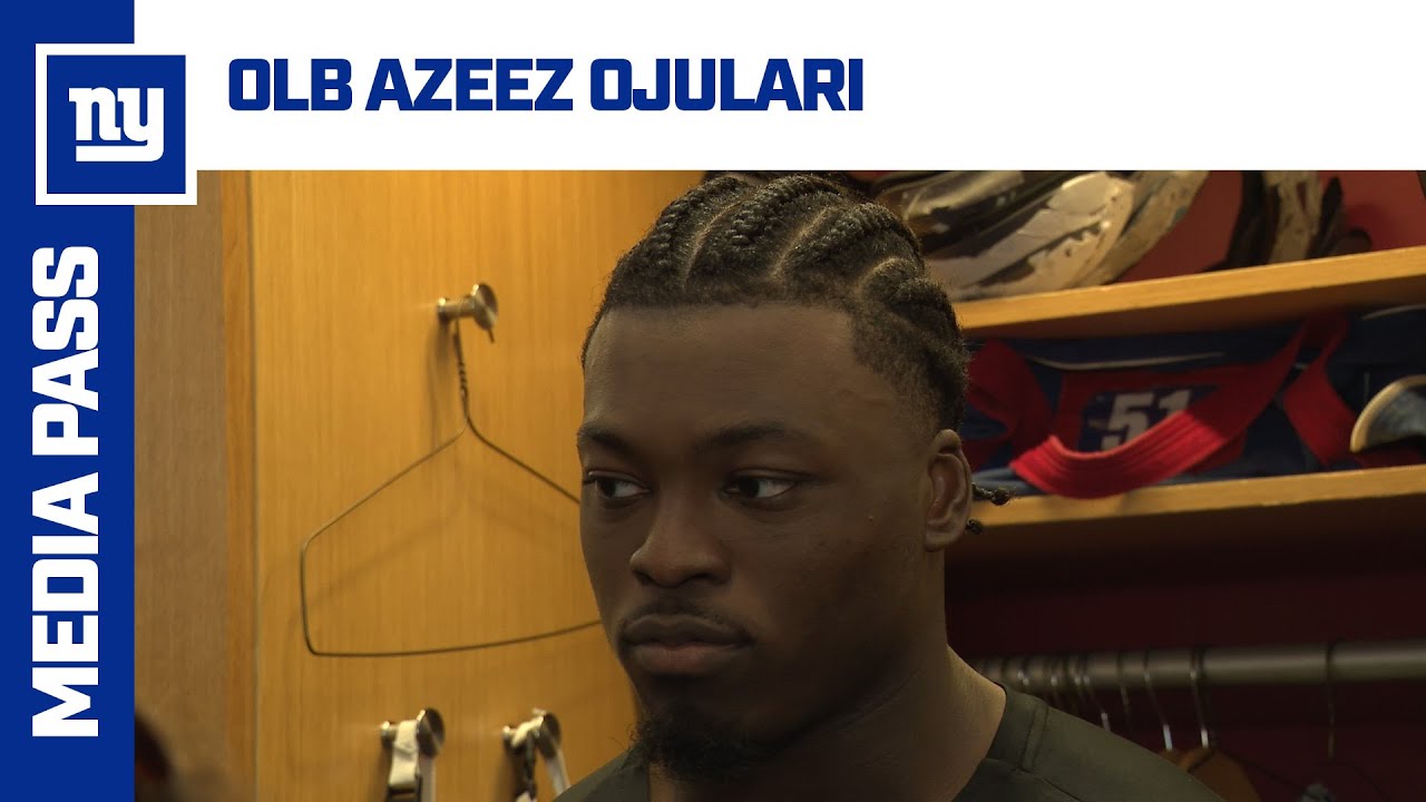 Azeez Ojulari: "I feel like I’ve definitely grown" | New York Giants