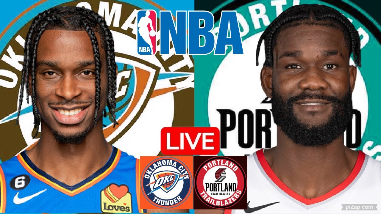 LIVE: OKLAHOMA CITY THUNDER vs PORTLAND TRAIL BLAZERS | NBA | PLAY BY PLAY | SCOREBOARD