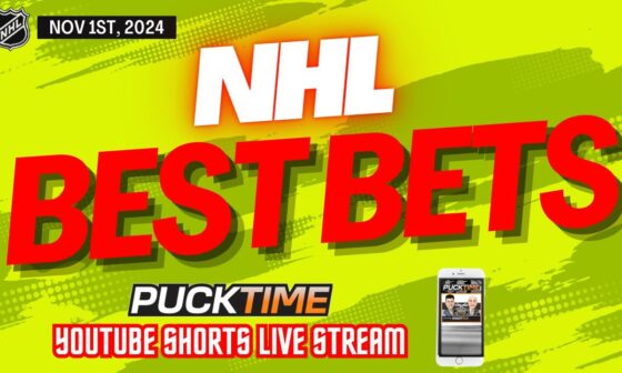 NHL BEST BETS: Free Picks | Predictions | Props | Nov 1st