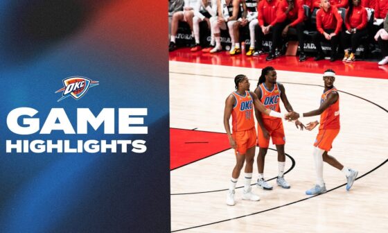 OKC Thunder at Portland Trail Blazers | Game Highlights | November 1, 2024