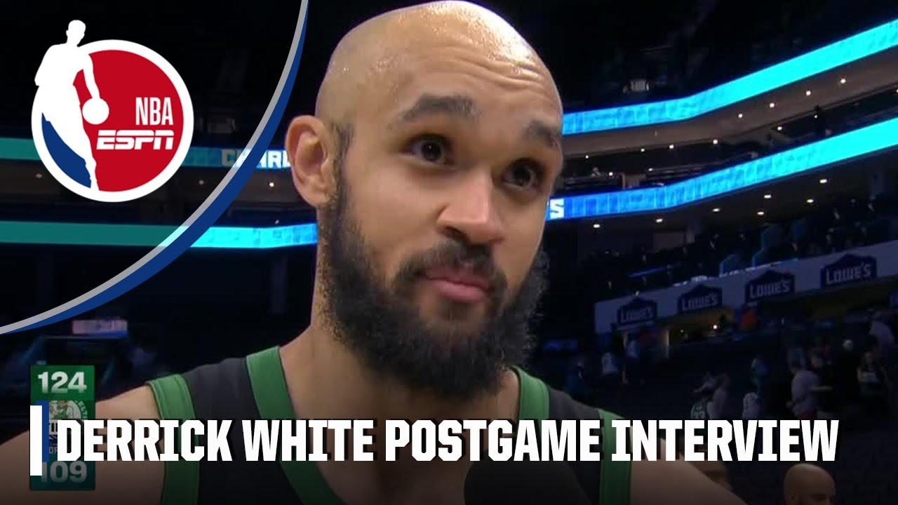 Derrick White says ‘stuff at the end was BS’ between Celtics and Hornets | NBA on ESPN