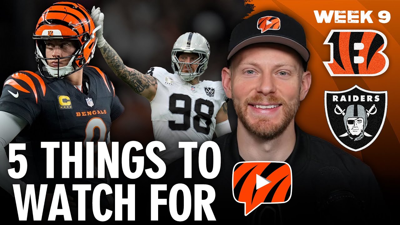 Five Things to WATCH For: Bengals PREDICTION in MUST-WIN vs Raiders