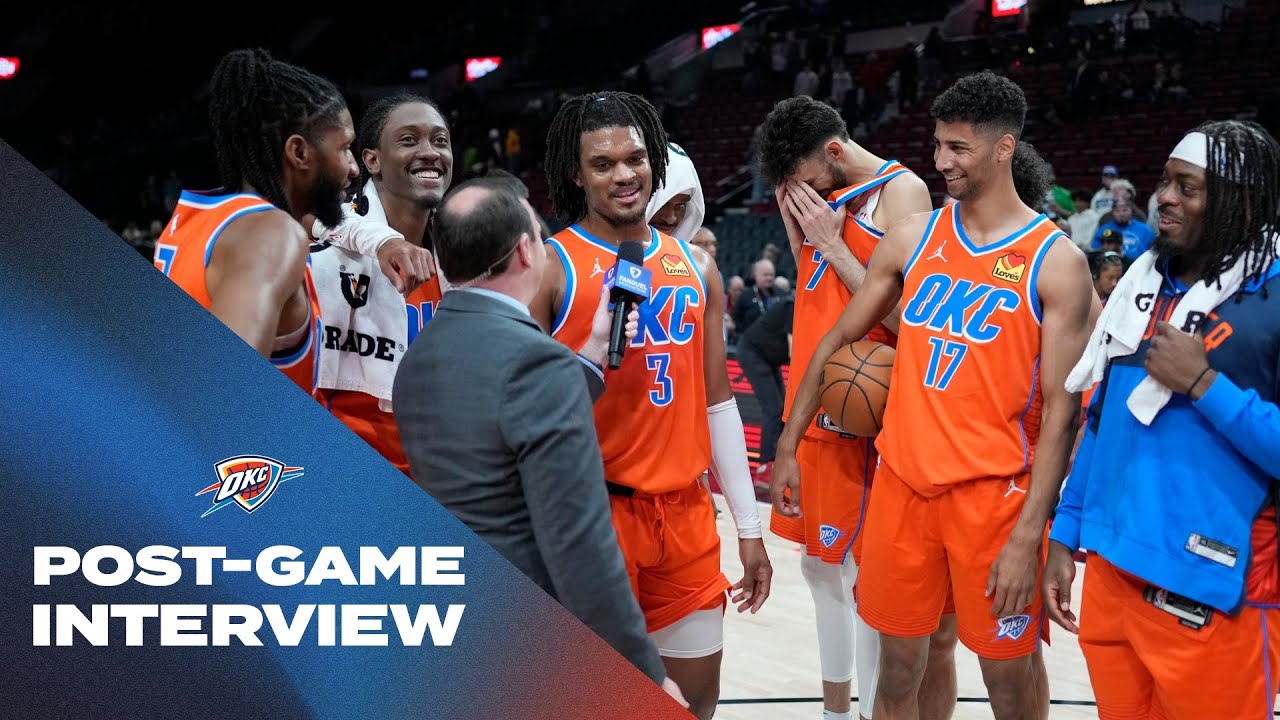 OKC Thunder at Portland Trail Blazers Post-Game Interview | November 1, 2024