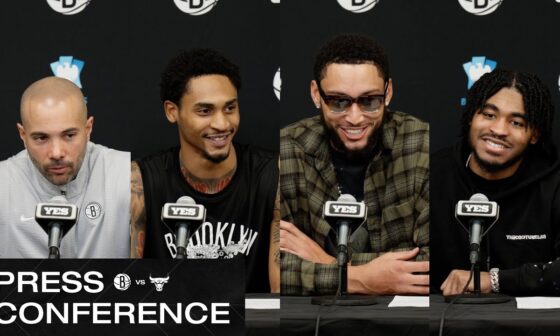 Jordi Fernández, Keon Johnson, Ben Simmons, and Cam Thomas on the Nets' Win vs. Chicago