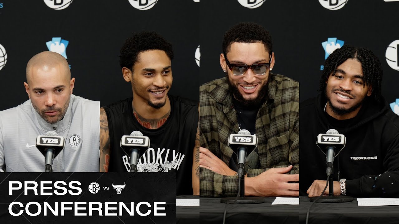 Jordi Fernández, Keon Johnson, Ben Simmons, and Cam Thomas on the Nets' Win vs. Chicago