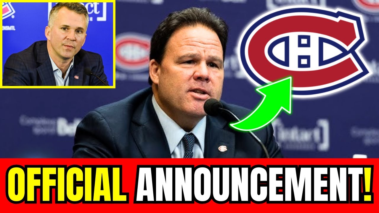 OFFICIAL: Canadiens BOARD FIRES St. Louis in Dramatic Turn | Montreal Canadiens News