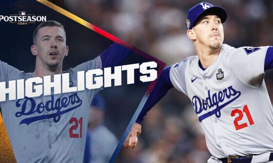 Walker Buehler was ON THE MOUND when the Dodgers won the World Series! (2024 Postseason highlights)