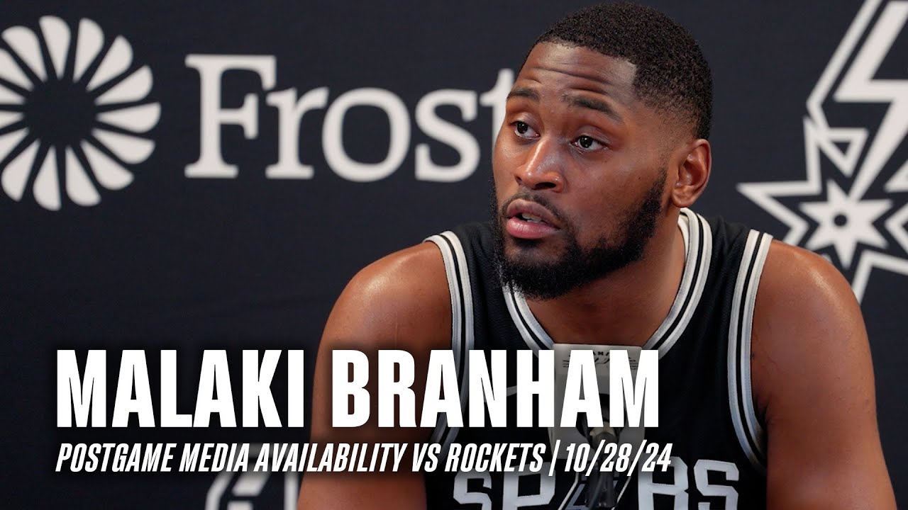 Malaki Branham's Postgame vs Houston Rockets | 10.28.2024