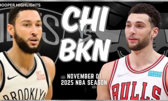 Chicago Bulls vs Brooklyn Nets Full Game Highlights | Nov 1 | 2025 NBA Season