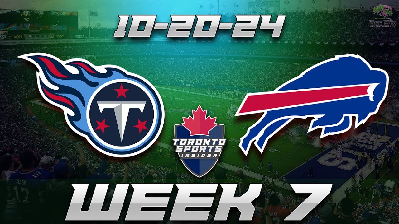 10-20-24 Tennessee Titans vs Buffalo Bills Game Audio | NFL Week 7 LIVE Streamcast & Chat