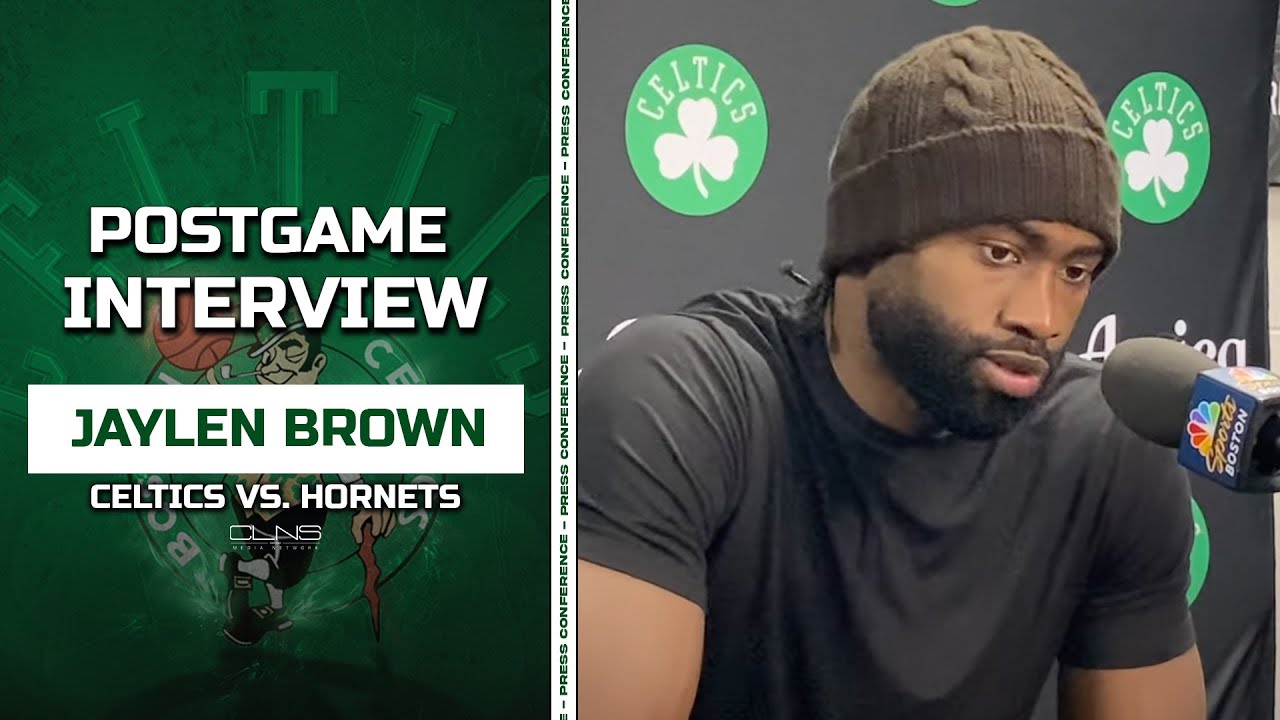 Jaylen Brown CALLS OUT Grant Williams, Says Flagrant Was Intentional | Celtics vs. Hornets Postgame