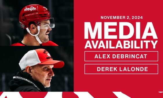 Alex DeBrincat & Derek Lalonde Media Availability | Nov. 2, 2024