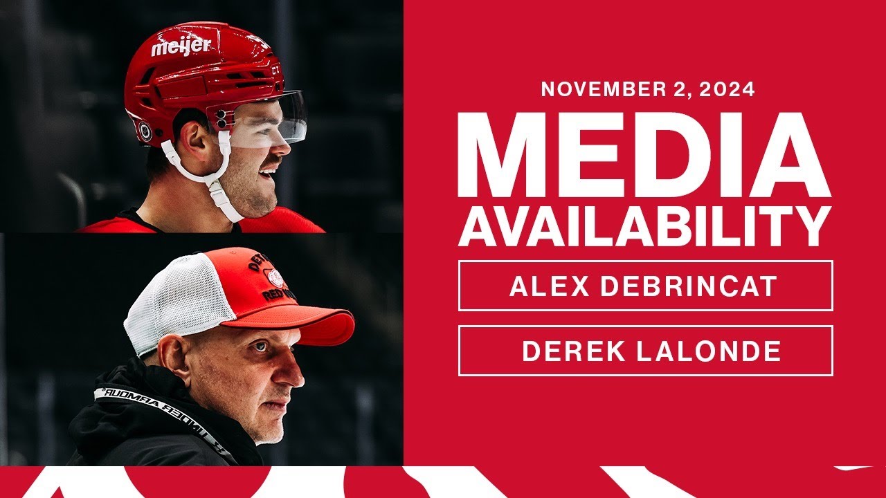 Alex DeBrincat & Derek Lalonde Media Availability | Nov. 2, 2024